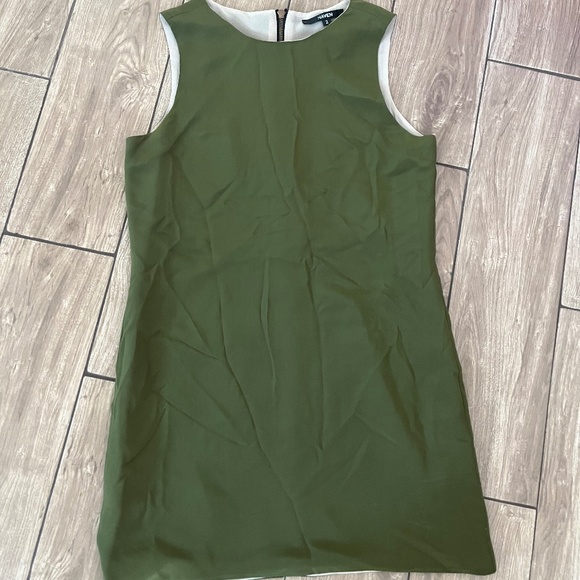 NAVEN Army Green Mini Dress - Picture 1 of 2